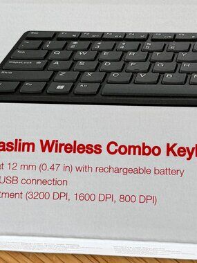 Lenovo Ultrathin Wireless Keyboard and Mouse